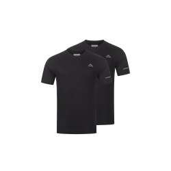 KAPPA Männer T-Shirt 2er Set Beauty Black