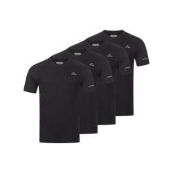 KAPPA Männer T-Shirt 4er Set Beauty Black