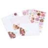 TOPModel Briefpapier FLORAL - Briefpapier sortiert