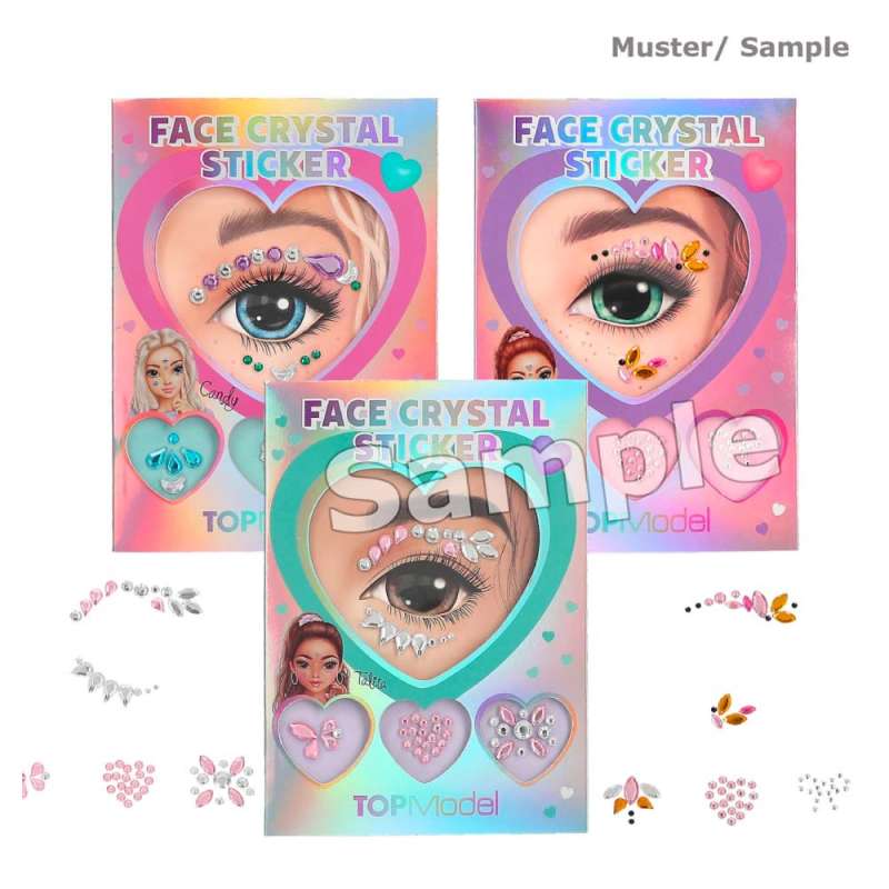 TOPModel Face Crystal Sticker BEAUTY and ME