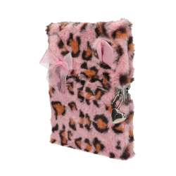 TOPModel COSY CAT Tagebuch mit Schloss Rosa - seitlich