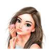 TOPModel Blush Stamp BEAUTY and ME - Auftragen
