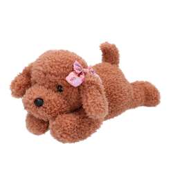 TOPModel Plüsch Hund 24 cm FLORAL - seitlich