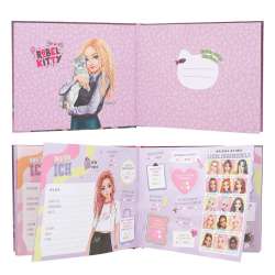 TOPModel Freundebuch Motiv 2 REBEL KITTY - offen