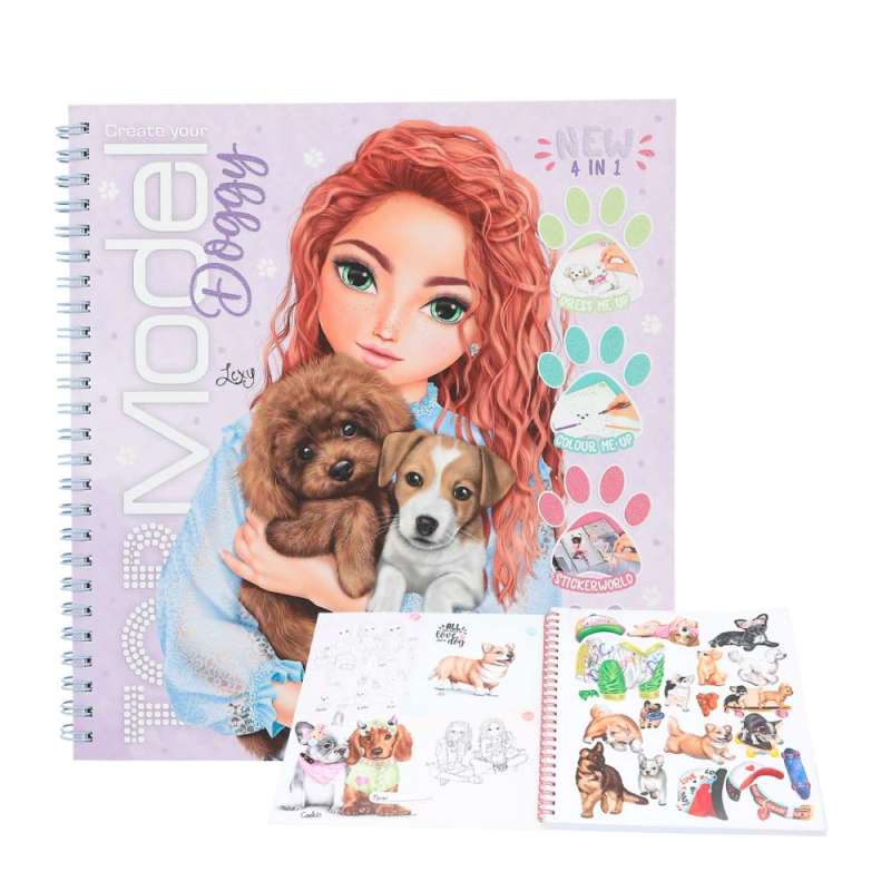 Create your TOPModel Doggy Malbuch