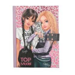 TOPModel Geheimcode Tagebuch mit Sound REBEL KITTY - Front