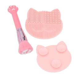 TOPModel Make-Up Pinsel & Reinigungsmatte Set BEAUTY and ME - Produkt