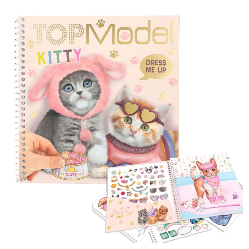 TOPModel Dress Me Up Stickerbuch KITTY