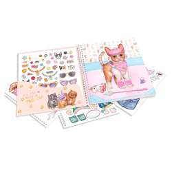 TOPModel Dress Me Up Stickerbuch KITTY - geöffnet