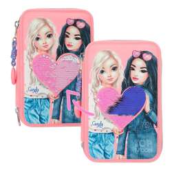 TOPModel 3 Fach Federtasche mit Wendepailletten