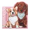 TOPModel Doggy Malbuch figürlich KITTY and DOGGY Hund - Front