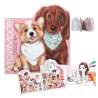 TOPModel Doggy Malbuch figürlich KITTY and DOGGY Hund