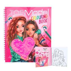 TOPModel Malbuch mit Pailletten