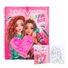 TOPModel Malbuch mit Pailletten