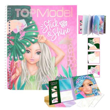TOPModel Malbuch Stick & Shine