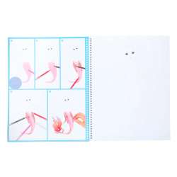 Create your TOPModel - Malbuch mit Stickern Fantasy - Blatt