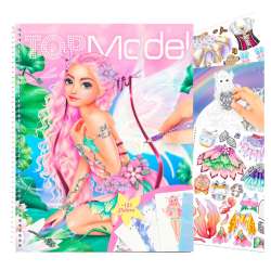 Create your TOPModel - Malbuch mit Stickern Fantasy