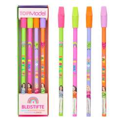 TOPModel Bleistift-Set mit Radier-Topper SELFLOVE