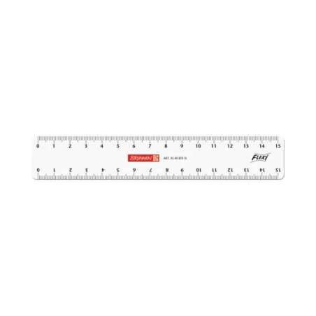 BRUNNEN Flexi-Lineal in 15 cm, 20 cm und 30 cm glasklar - 15cm