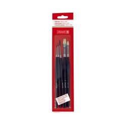 BRUNNEN 5er und 12er Pinsel-Set ErgoLine - 5er Set Packung