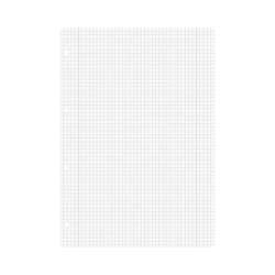 BRUNNEN Ringbucheinlagen in A4, A5, A6 und A7 / 20-, 50- und 100-Blatt - A4 | 5 mm kariert mit Randlinie, 50 Blatt - Blatt