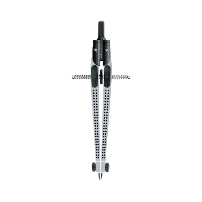 FABER-CASTELL Schnellverstellzirkel - verschiedene Durchmesser und Farben - silber 390mm