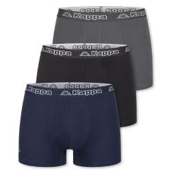KAPPA Herren Unterwäsche - Boxershorts mix Set 3er Set