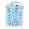KATTBJÖRN Schulrucksack Classic Eat My Style Vorderseite blaues Design