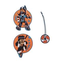 DERDIEDAS Schulrucksack ErgoFlex EASY Set - 6 tlg. Ninja Fighter Wechselbuttons