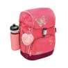 BELMIL Schulranzen COMFY PLUS Set 5 tlg - Coral mit Trinkflasche