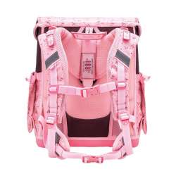 BELMIL Schulranzen COMPACT PLUS Set 5 tlg - Cherry Blossom Rückansicht