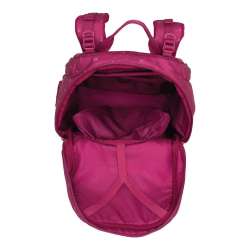 BECKMANN Schulranzen Active Air FLX 6 tlg - Cherry oberes Fach geöffnet leer