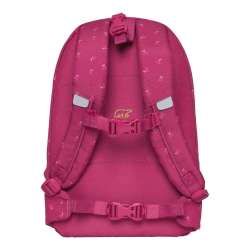 BECKMANN Schulranzen Active Air FLX 6 tlg - Cherry Brottasche Rückansicht