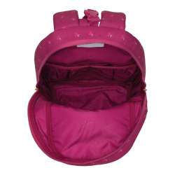 BECKMANN Schulranzen Active Air FLX 6 tlg - Cherry Brottasche geöffnet