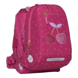 BECKMANN Schulranzen Active Air FLX 6 tlg - Cherry Schulranzen mit Brottasche