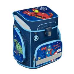 SCOOLI Schulranzen Set EasyFit 5 tlg - Avengers seitliche Front