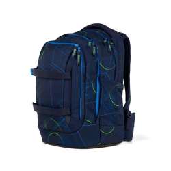 SATCH Schulrucksack pack (Modell 2025) - Blue Tech seitliche Front links