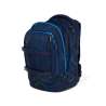 SATCH Schulrucksack pack (Modell 2025) - Blue Tech seitliche Front geöffnet