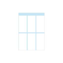 HERMA Etiketten permanent weiß 26x54mm, 42 Stück, weiß offen