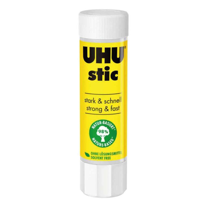 UHU Klebestift stic, ohne Lösungsmittel, Stiftform mit 8,2 g