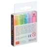 LEGAMI Mini-Textmarker 6er Set Neon-Teddy‘s Mood Verpackung hinten