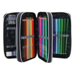Dino World 3 Fach Federmäppchen LED GALAXY 3-Zip