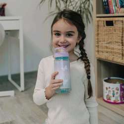 SCOOLI Trinkflasche AERO - Butterfly Wishes Kind mit Trinkflasche