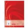 BRUNNEN Collegeblock Vivendi Premium Vivendi | A4, Lineatur 7, 40 Blatt, rot