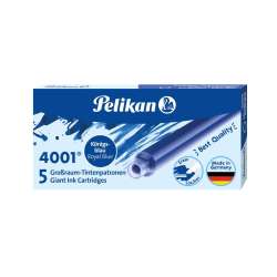 PELIKAN Großraum Füllerpatronen - GTP/5 Tinte 4001 - 5-Stück Königsblau