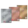 Brunnen Premium Student Metallic A4, Lineatur 27, 80 Blatt, sortiert