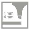 STABILO Textmarker swing cool Pastell 1-4 mm Strichbreite