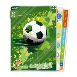 HÄFFT Aufgabenheft Farbenfroh SMART A5 Kids, undatiert & sortiert - Fußball