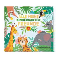 HÄFFT Freundebuch - Alle meine Kindgartenfreunde, sortiert - Dschungel Cover