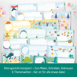 HÄFFT Freundebuch - Alle meine Kindgartenfreunde, sortiert - Dschungel Spreadsheet